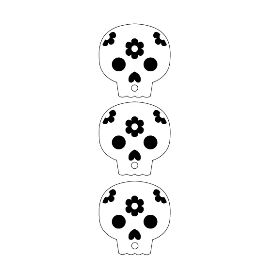 Calavera Cuties Totem - 3 Pair Set