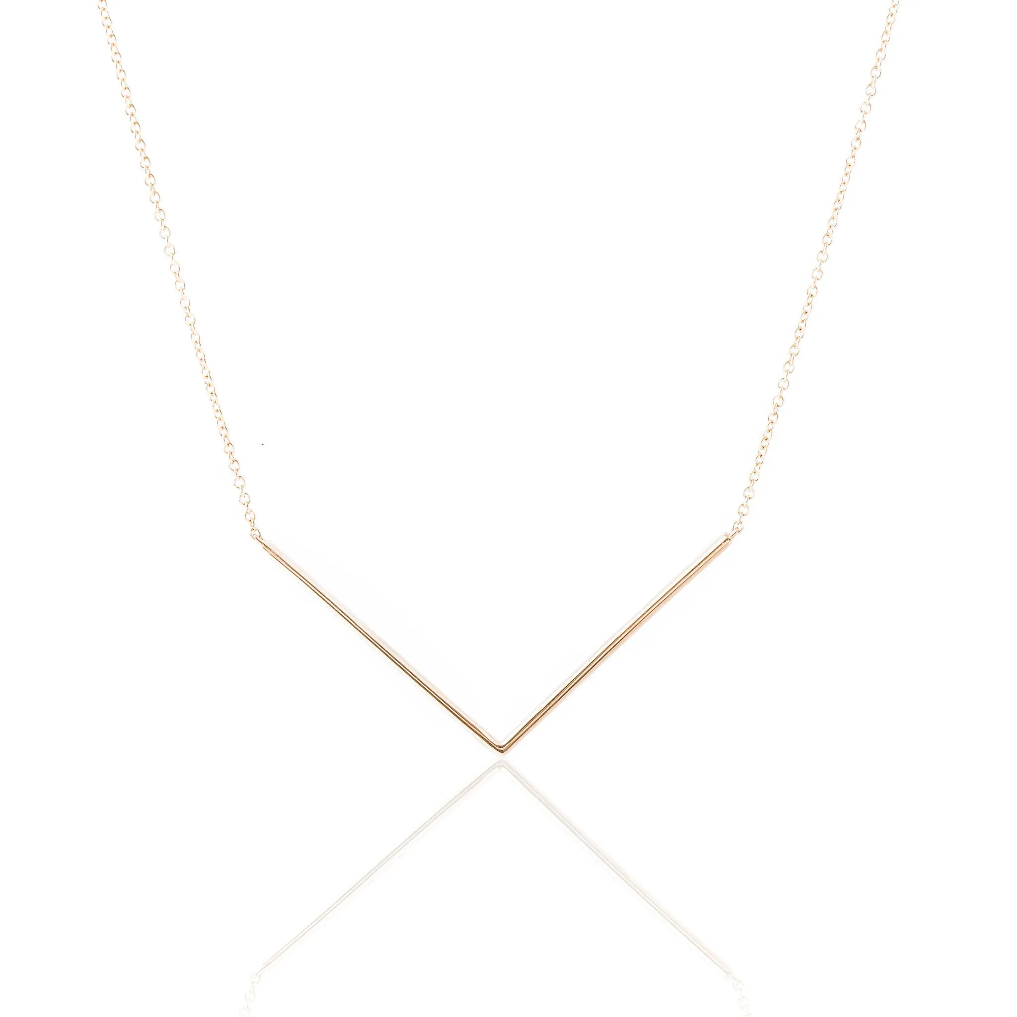 Cali Chevron Diamond Necklace