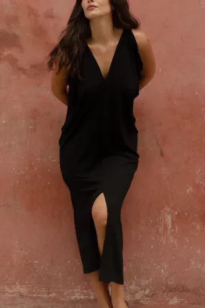 Calma Kaftan Black