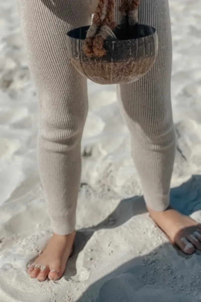Caramel Knit Leggings