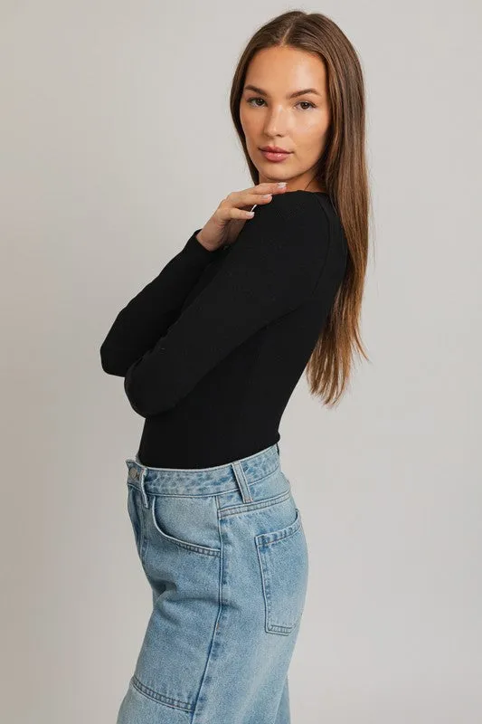 Carmen Ribbed Bodysuit