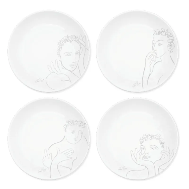 Carrol Boyes Sketchbook Grey Cereal Soup Bowl Set Of 4