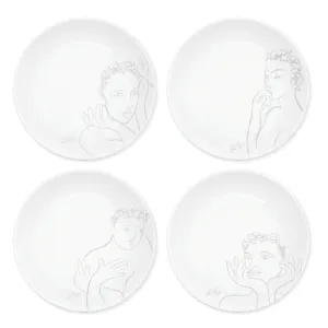 Carrol Boyes Sketchbook Grey Cereal Soup Bowl Set Of 4