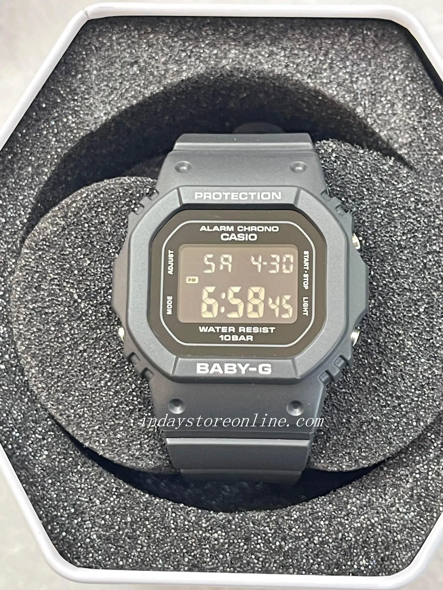 Casio Baby-G Women's Watch BGD-565-1 Resin Band Shock Resistant Mineral Glass