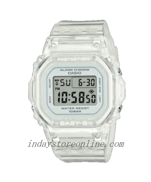 Casio Baby-G Women's Watch BGD-565S-7 Resin Band Shock Resistant Mineral Glass