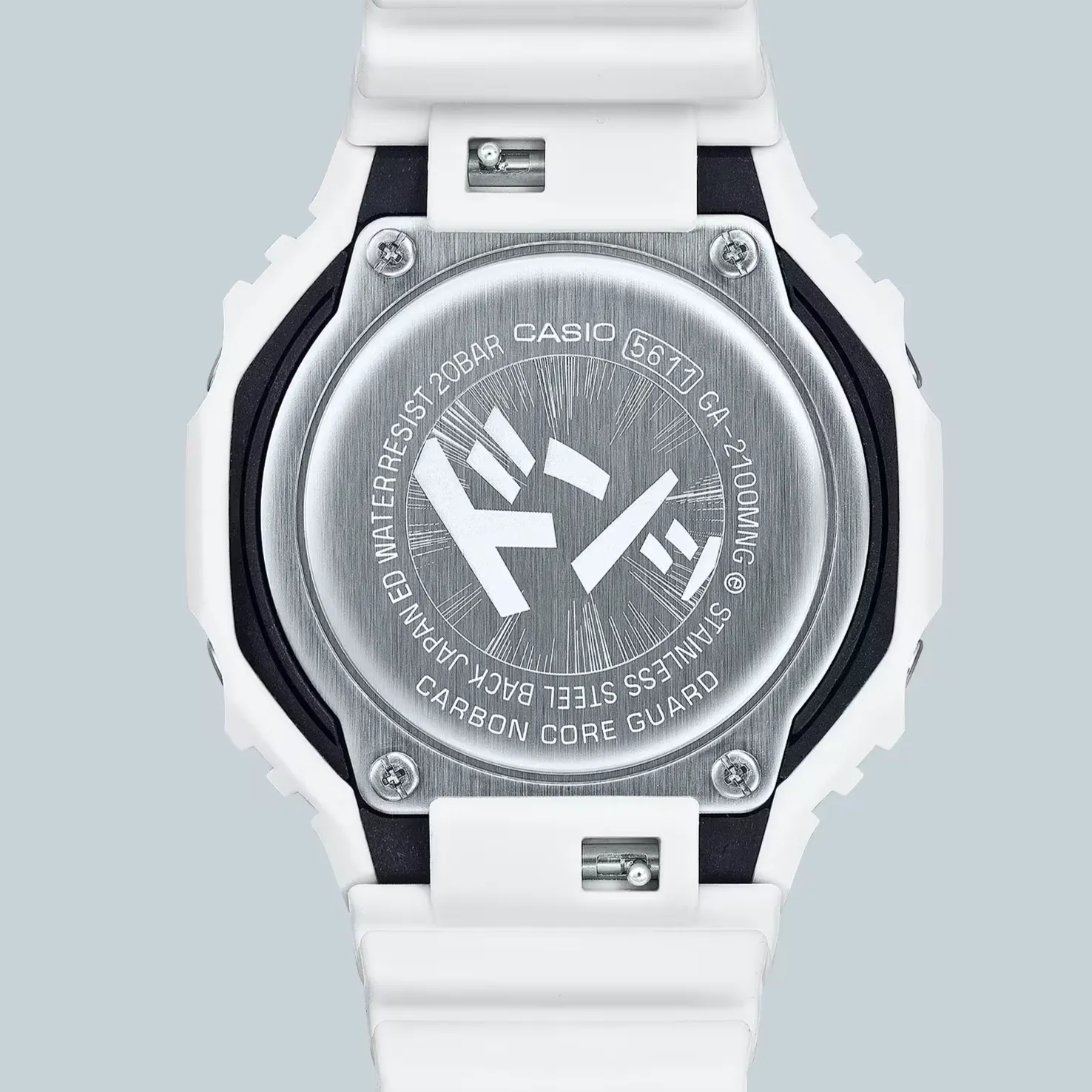Casio G-Shock Analog Digital 2100 Series "Japanese Manga" White GA-2100MNG-7A