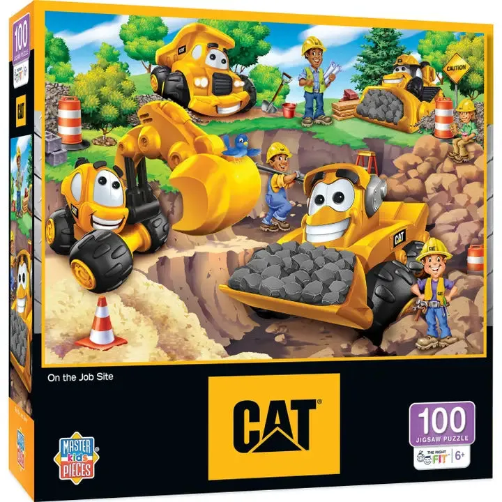 CAT- On the Job Site 100 Piece Puzzle