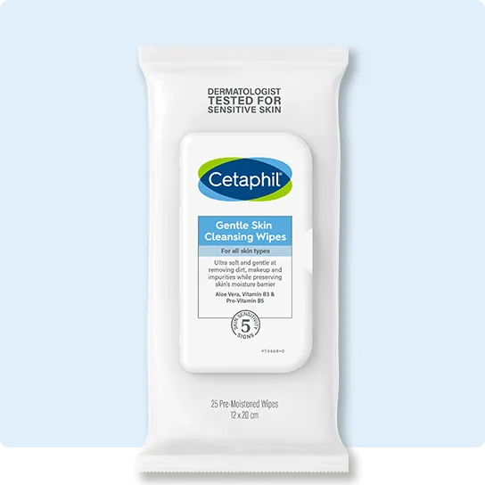 Cetaphil Gentle Skin Cleansing Wipes 25pk