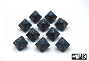 Chessex Opaque | 10d10 | Dusty Blue