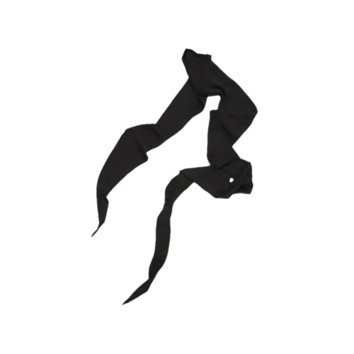 Chiffon Lengthen Beach Bolo Scarf - Black
