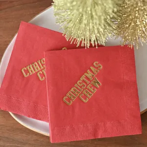 Christmas Crew Beverage Napkins