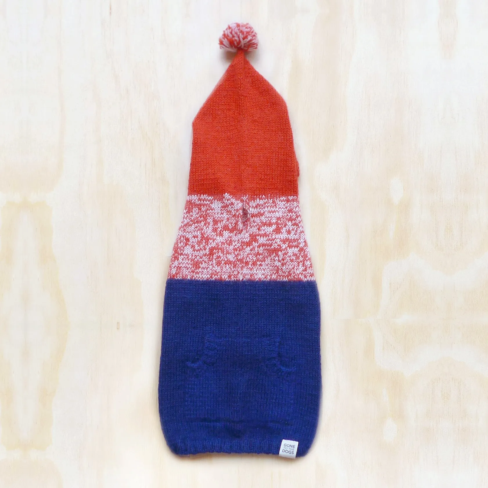Colby Hoodie Sweater -  Marled Orange