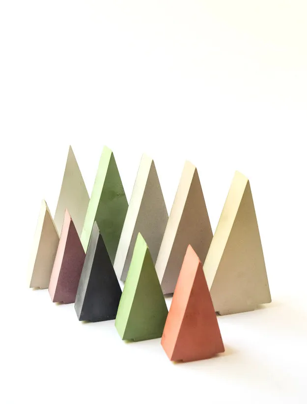 Concrete Modern Christmas Tree - Holiday Mantel Decor - Holiday Decor - Holiday Table Decor - Minimalist - Holiday Display - Christmas Tree - Farmhouse Decor