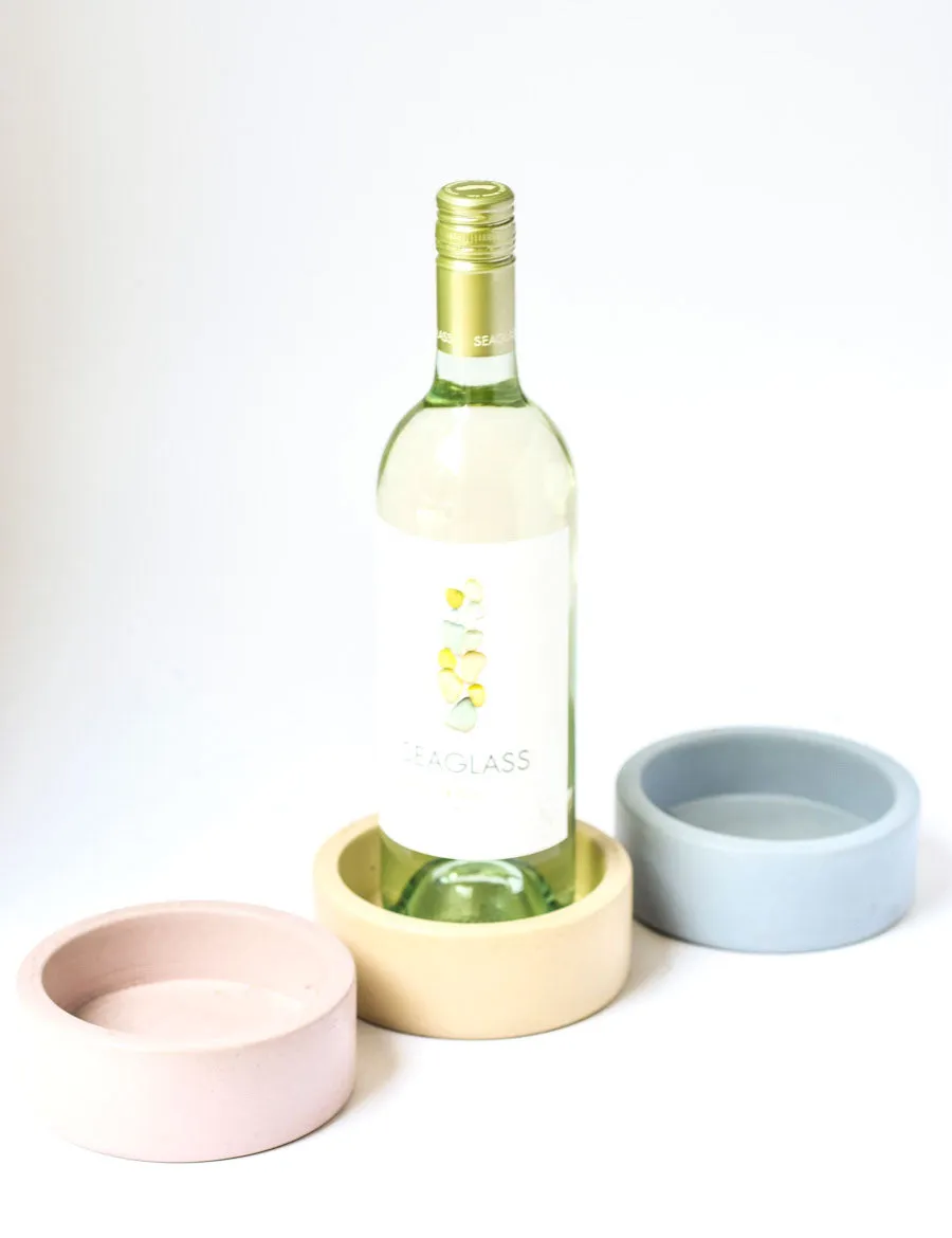 Concrete Wine Coaster