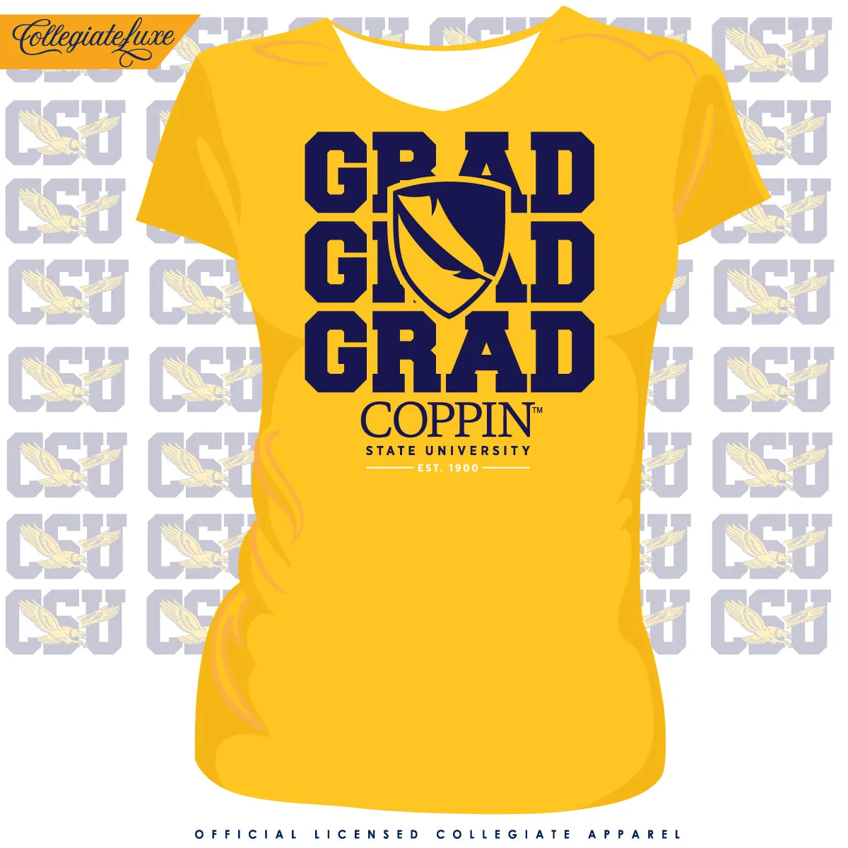 Coppin St. | GRAD Gold Ladies Tees (DK)