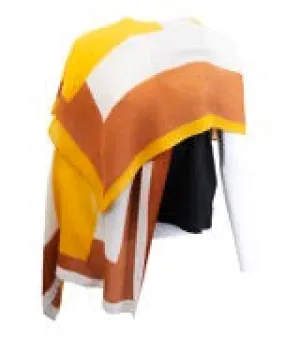 CRINKLE ABSTRACT SHAWL