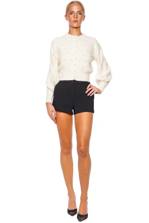 Crush Ivory Pearl Beaded Cardigan