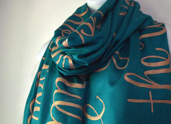 Custom Desiderata Be Gentle With Yourself. You Are A Child Of The Universe Script Shawl - Inspired With Love
