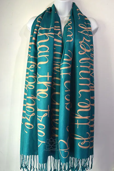 Custom Desiderata Be Gentle With Yourself. You Are A Child Of The Universe Script Shawl - Inspired With Love