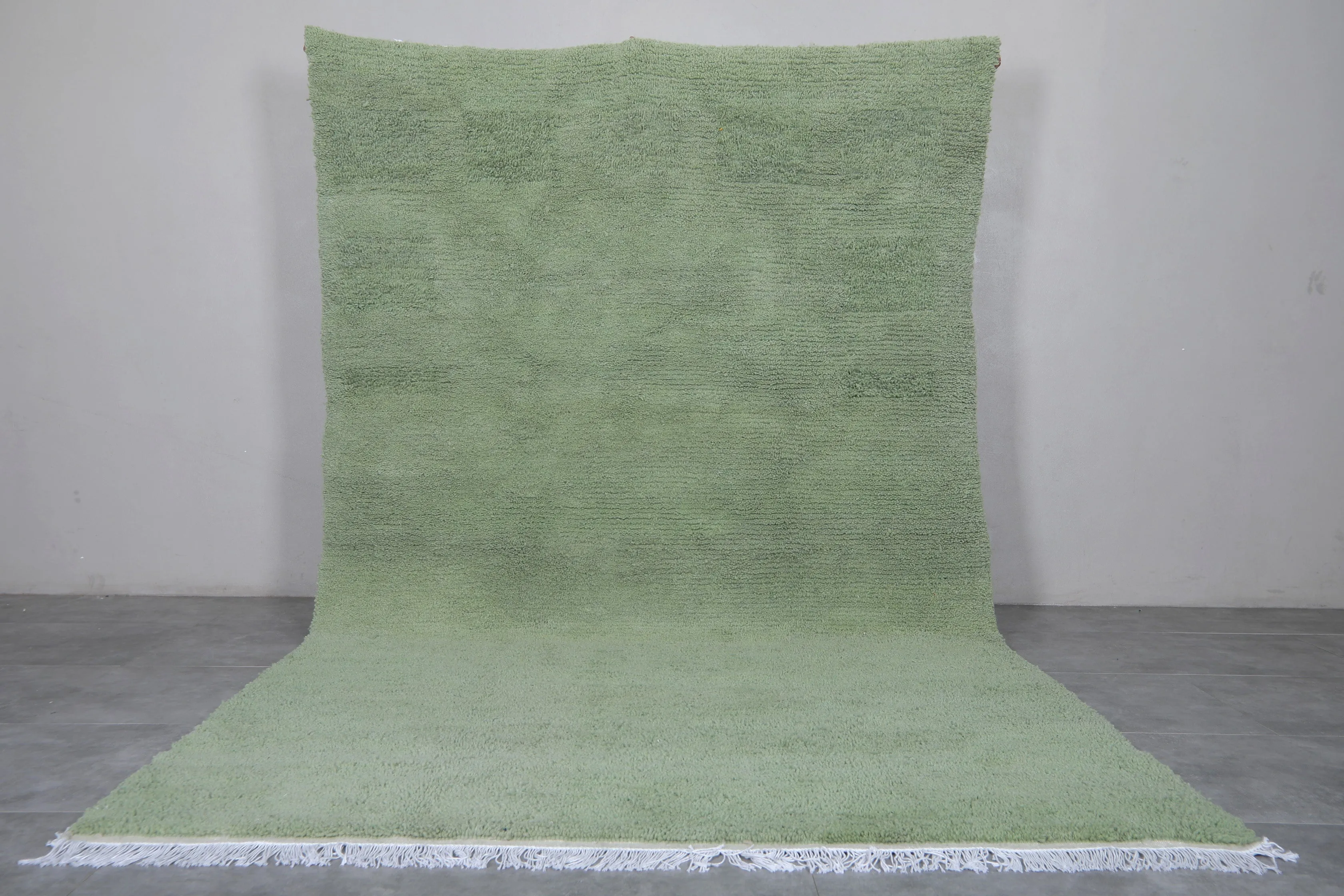Custom Moroccan rug green - Moroccan Handmade Area rug