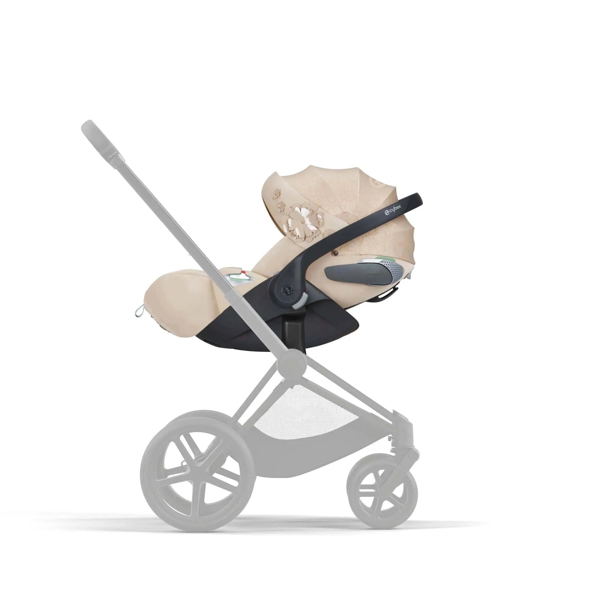 Cybex Cloud T Car Seat │ Simply Flowers Beige
