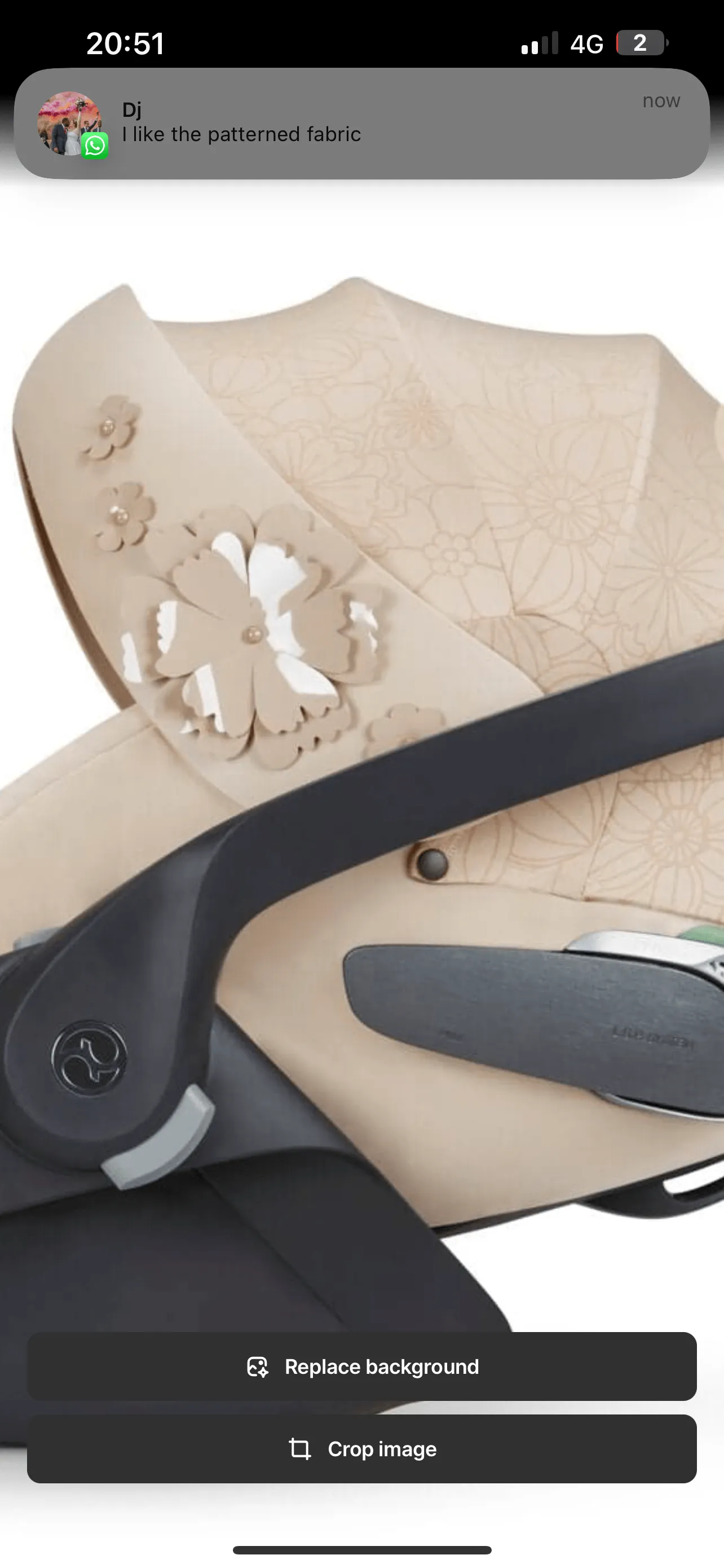 Cybex Cloud T Car Seat │ Simply Flowers Beige