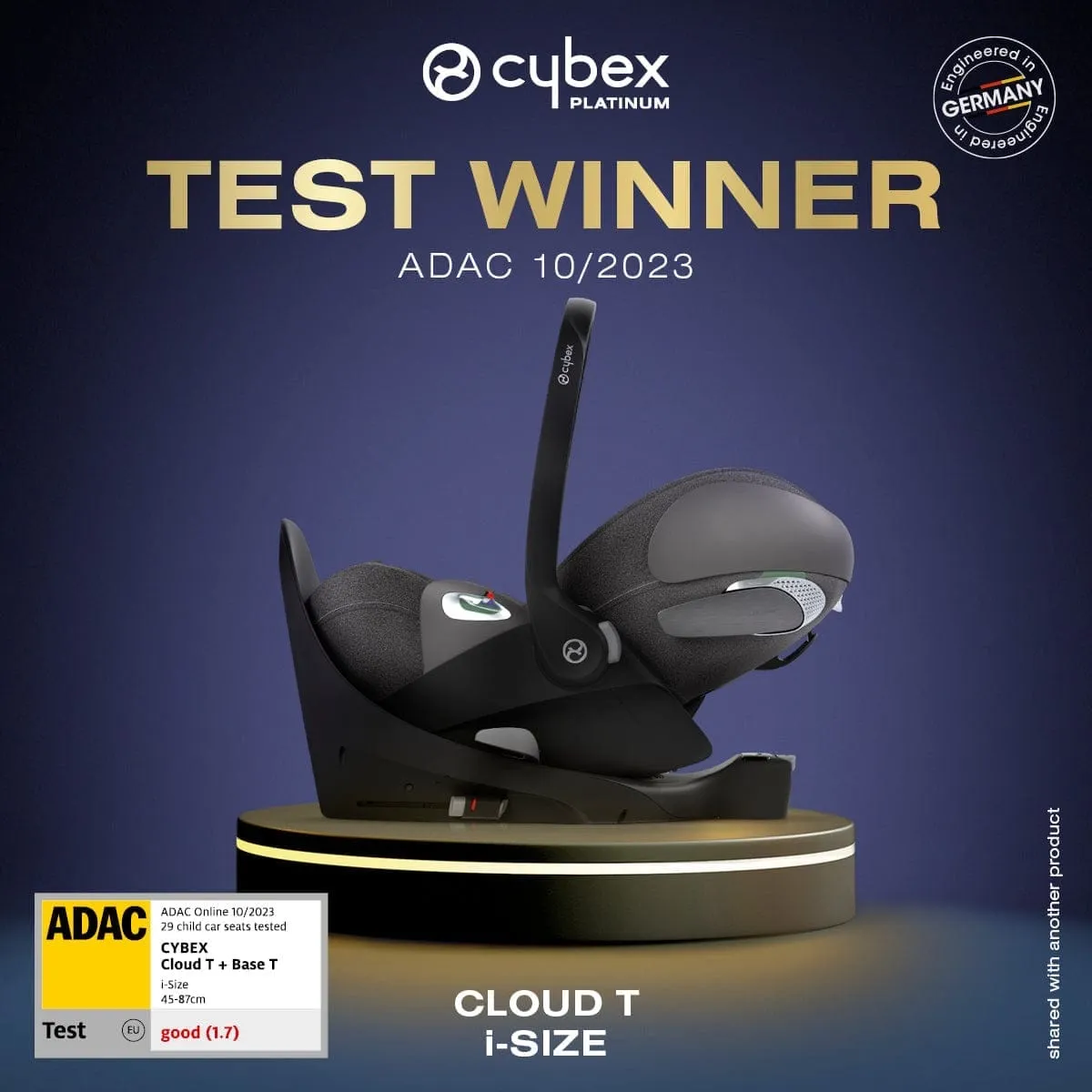 Cybex Cloud T Car Seat │ WE THE BEST