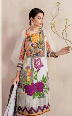 DANDELION CB-1B | Bella Fusion Mix Cambric Collection SS'21 | Unstitched Cambric Suits