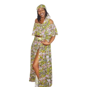Deep Purple Chiffon Headwrap/Scarf