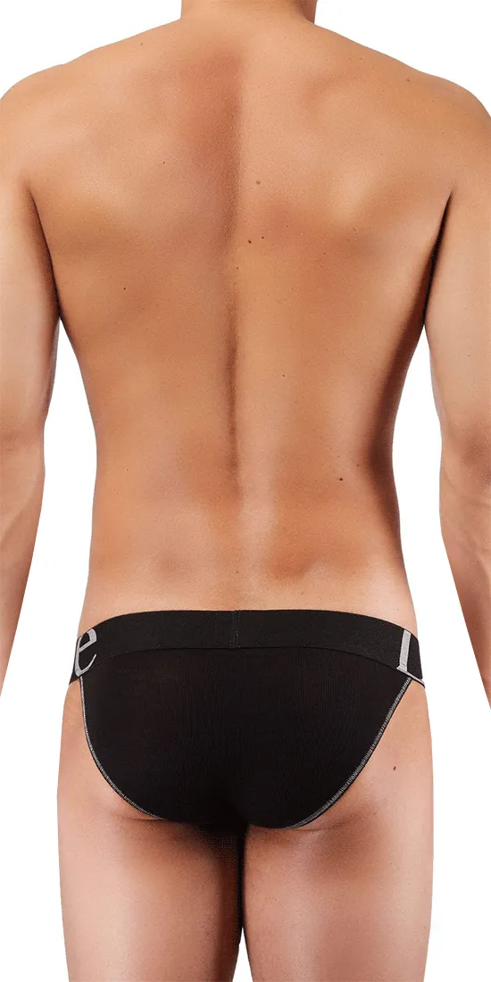 DOREANSE 1313 Ribbed Micromodal Bikini In Black