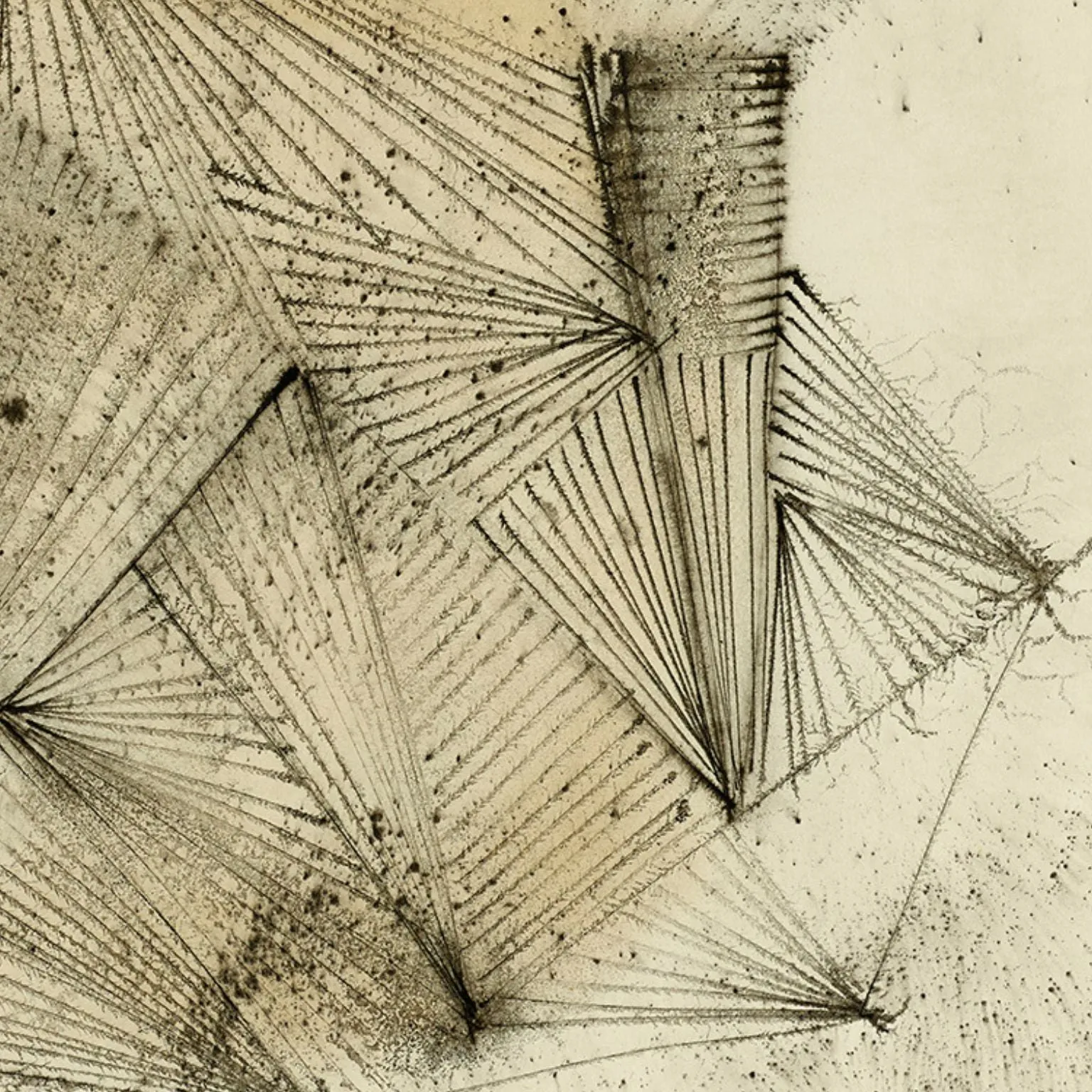 DOROTHY DEHNER “UNTITLED” INK AND CHARCOAL, 1952