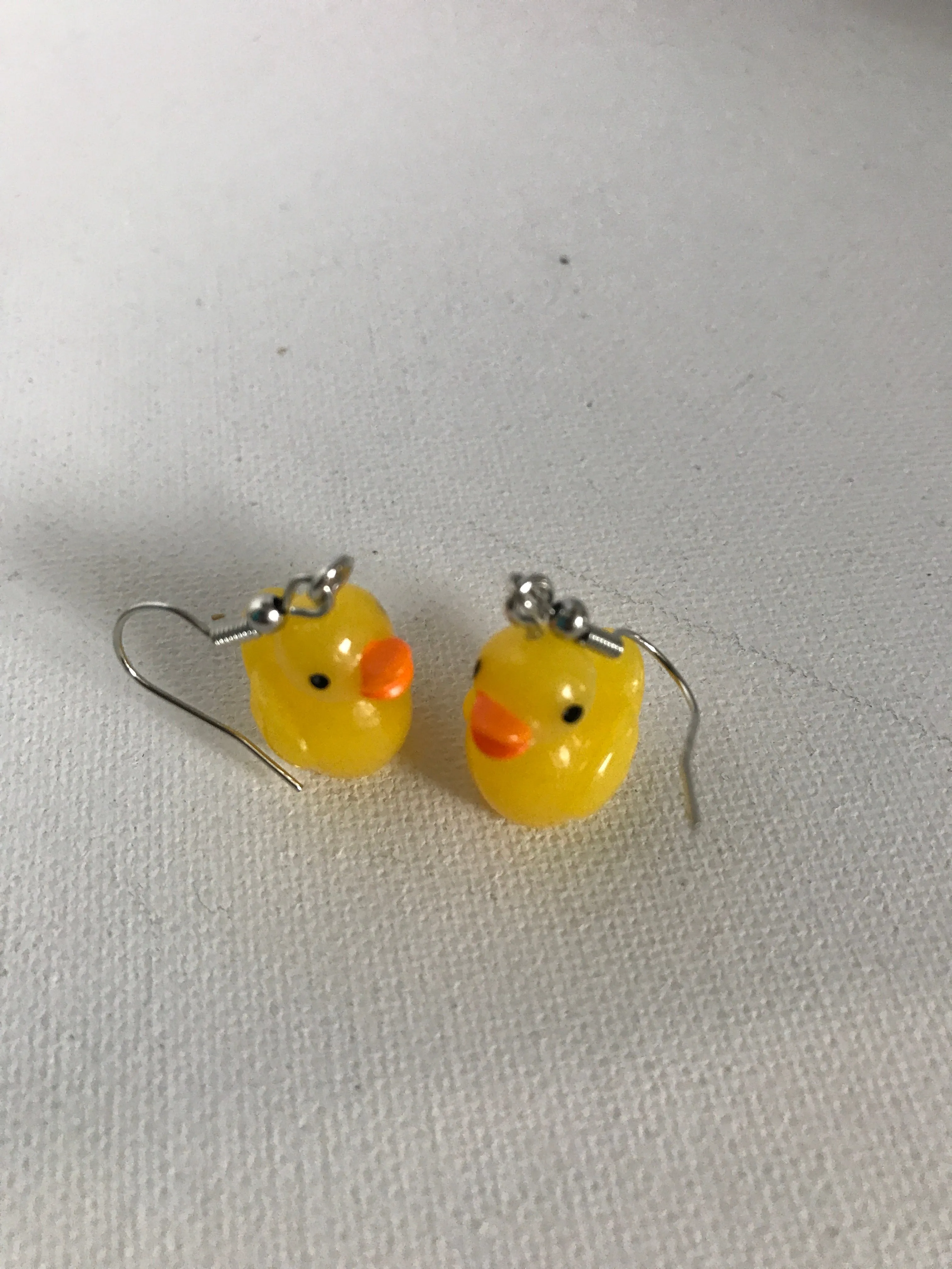 Duck earrings