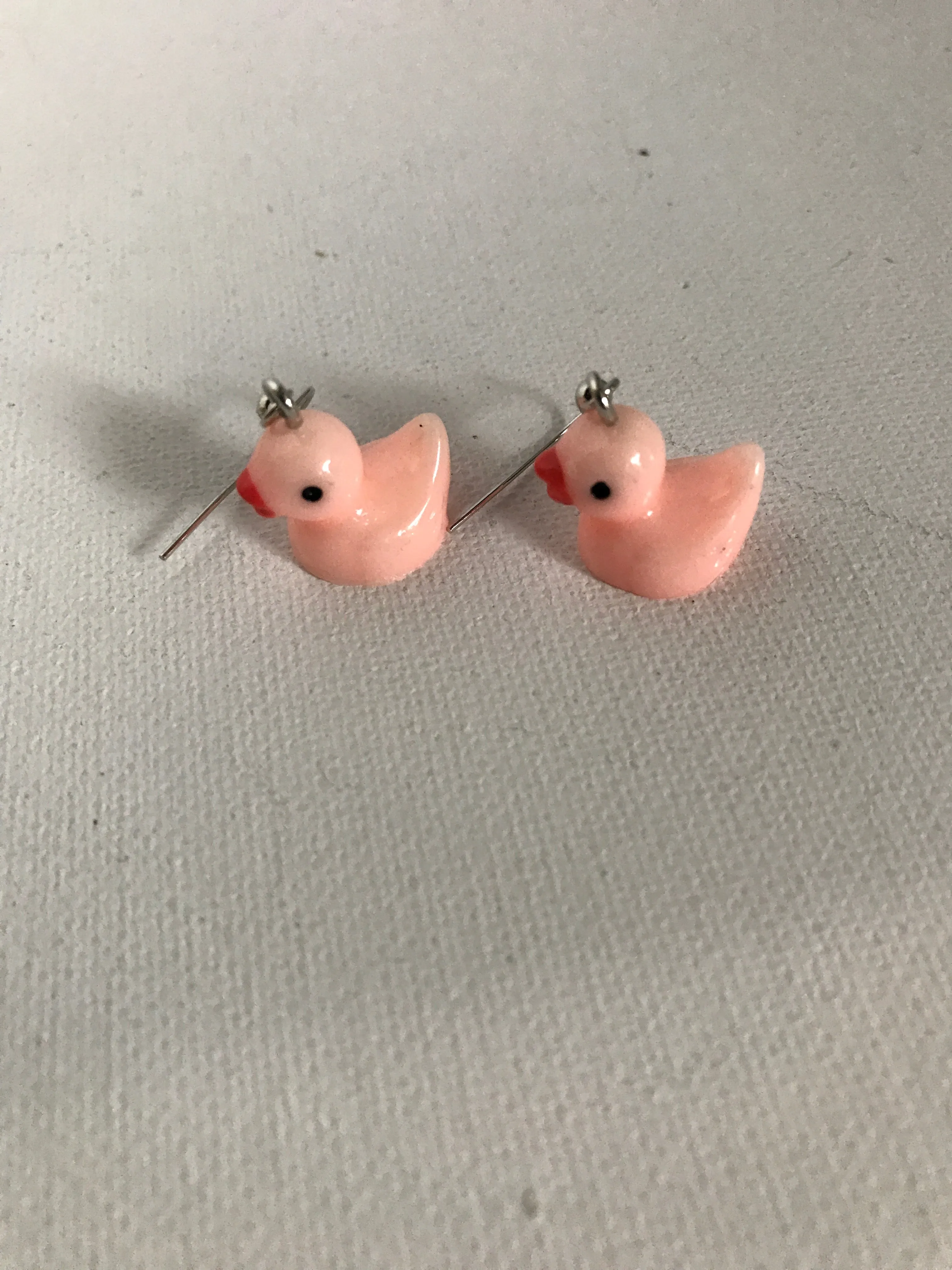 Duck earrings