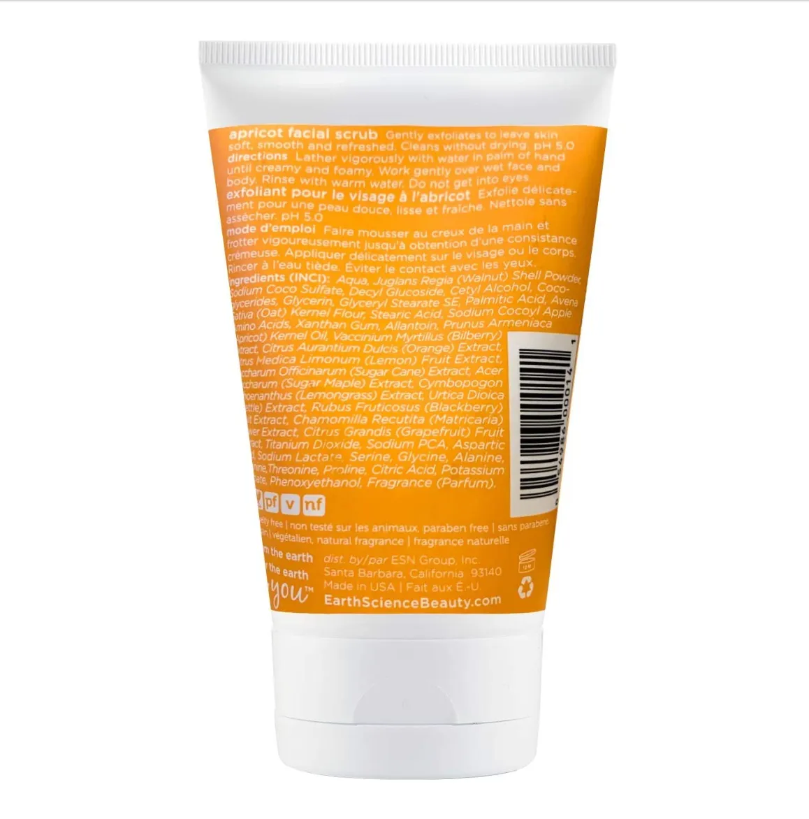 Earth Science Gentle Facial Scrub 118ml