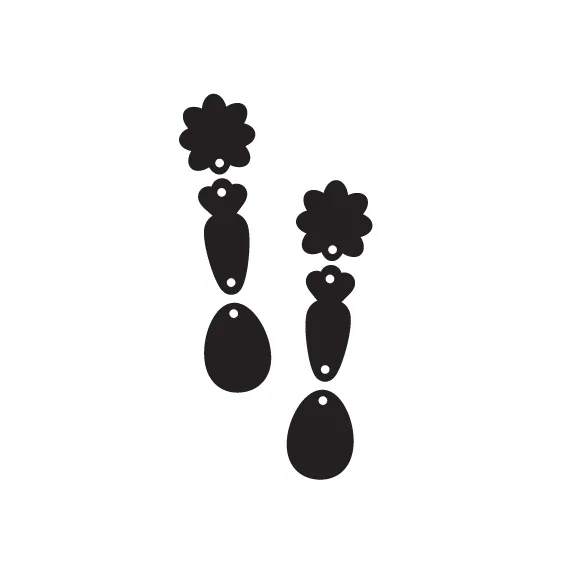 Easter Totems - 2 styles - 3 Pair Set