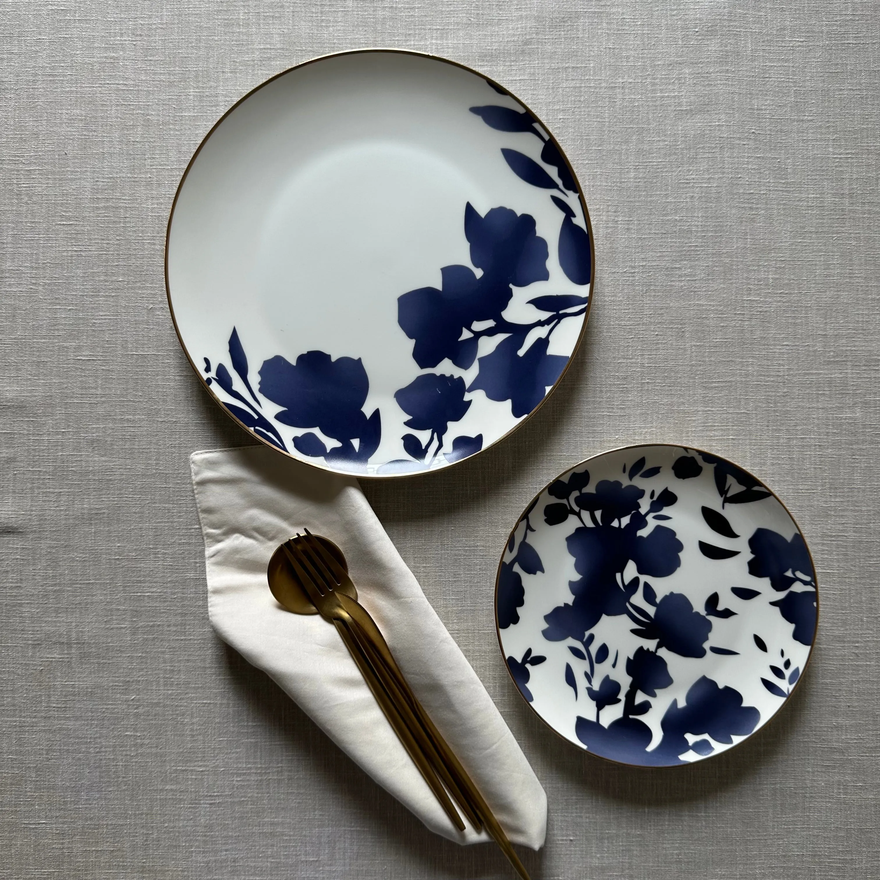 Edit House & Home-Home Artisan Ophelia Porcelain Dinner Plate  Set of 2