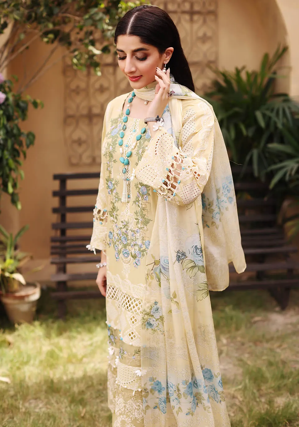 ELF-5 Sundance | Elaf Luxury Festive Lawn Collection 2022 | Unstitched Embroidered Lawn Suits