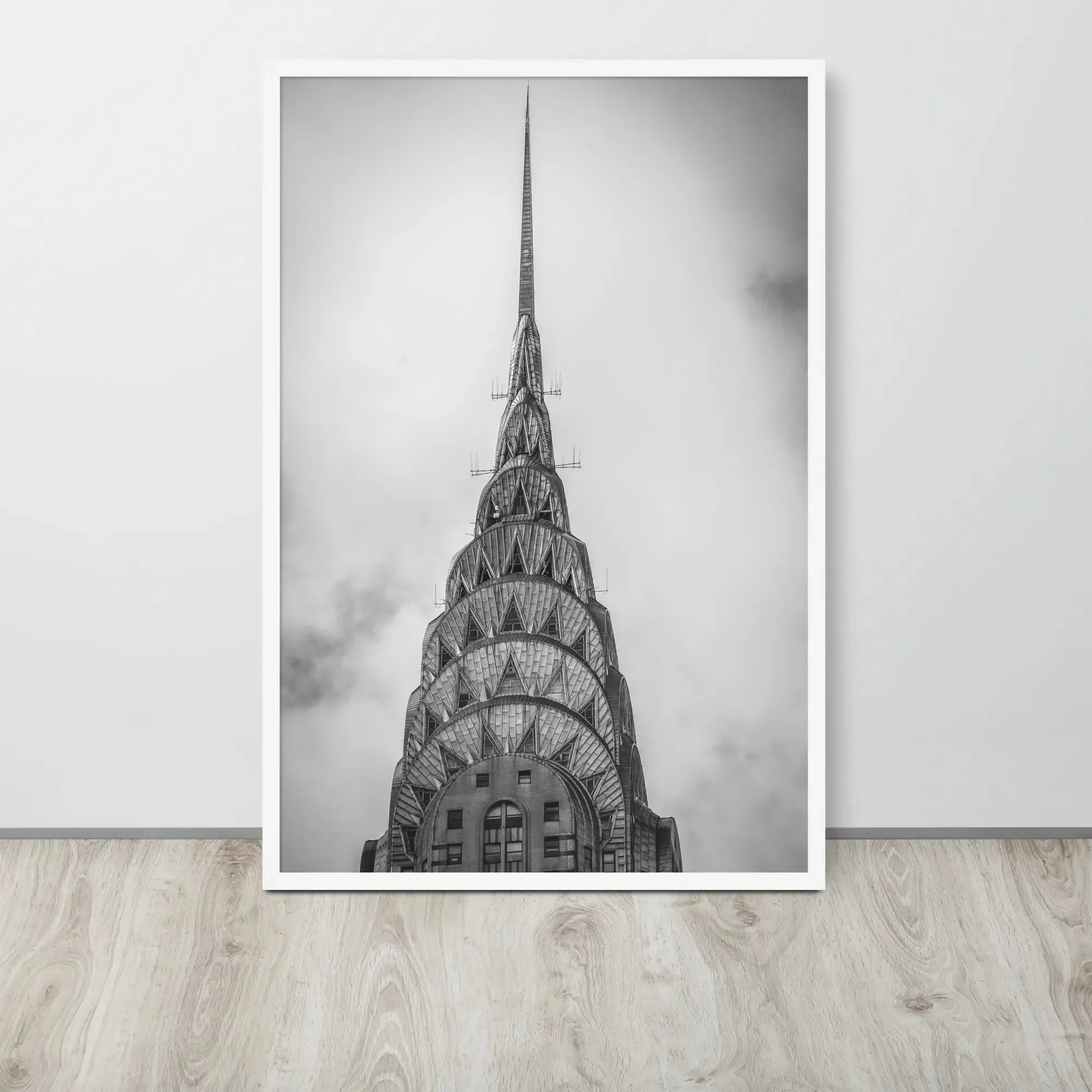Empire State Building NYC: A Dramatic Framed Poster – Capturing the Iconic Majesty of New York