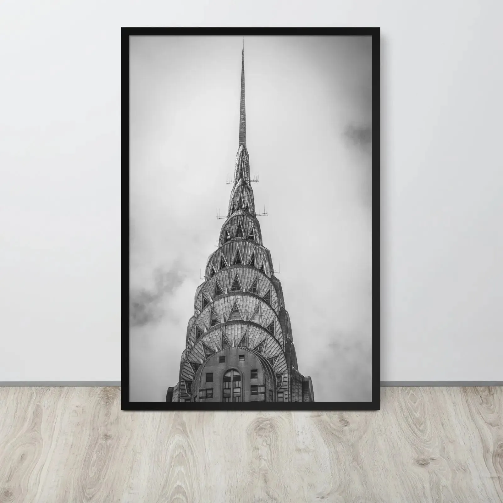 Empire State Building NYC: A Dramatic Framed Poster – Capturing the Iconic Majesty of New York