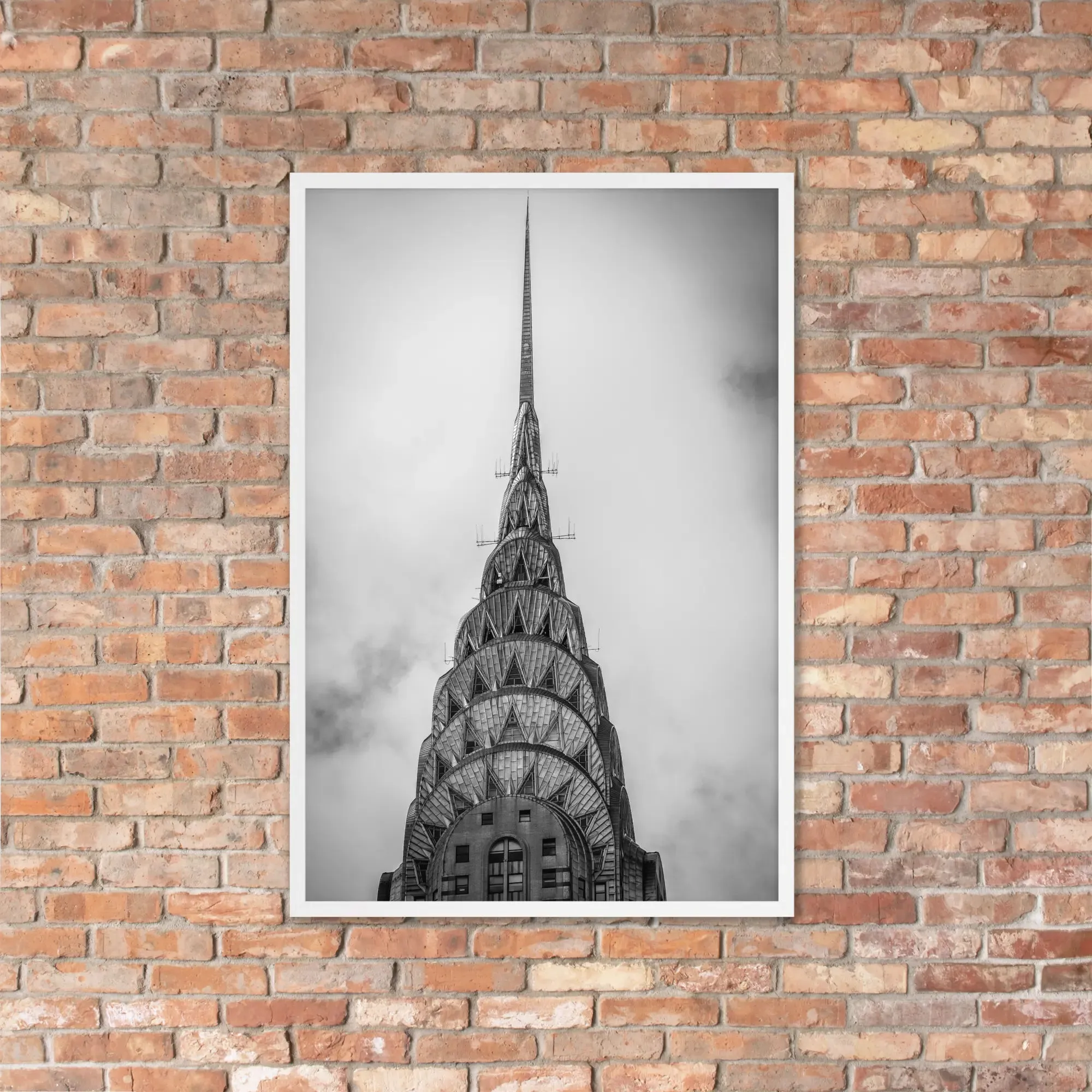 Empire State Building NYC: A Dramatic Framed Poster – Capturing the Iconic Majesty of New York