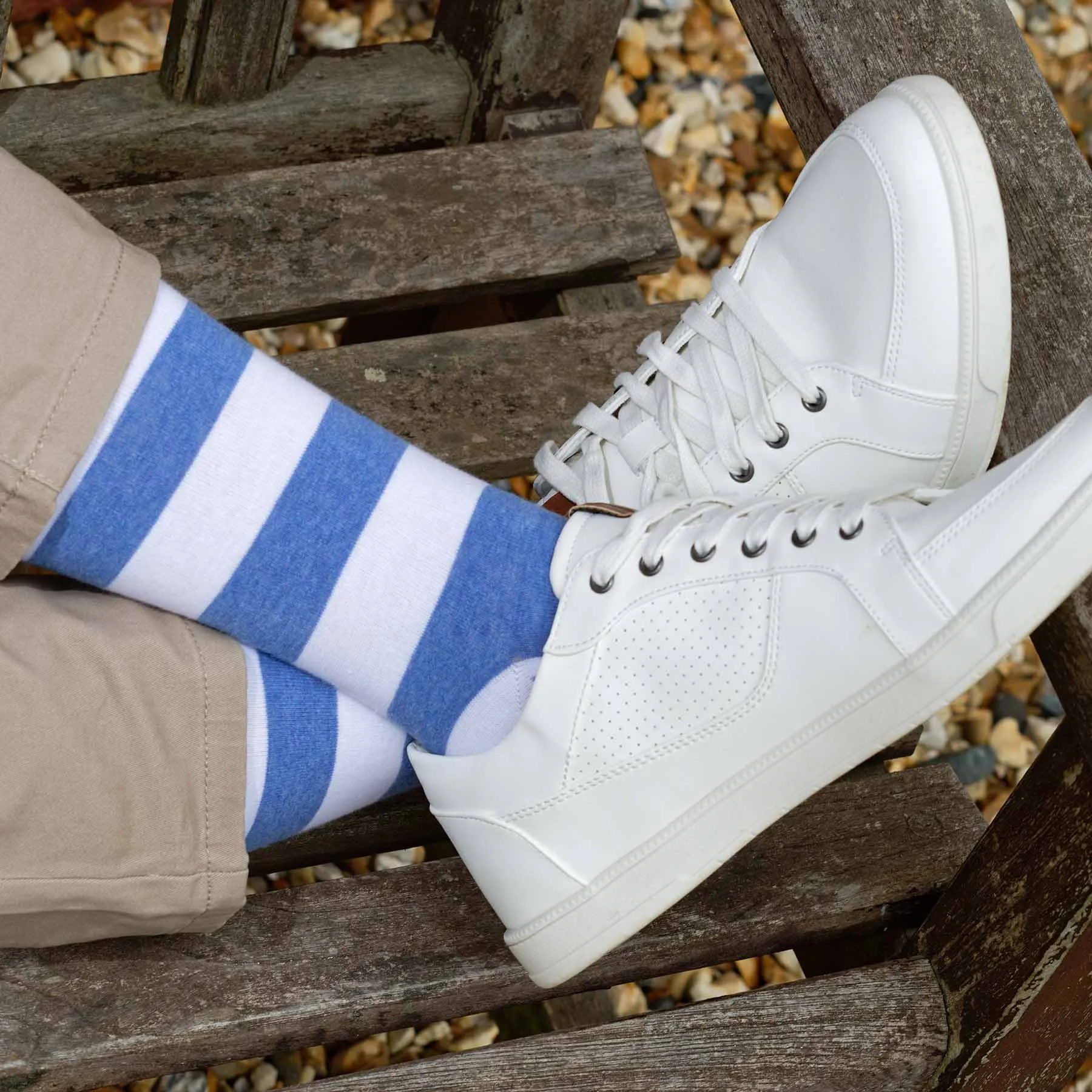 Equilibrium Men's Organic Cotton Socks | Blue