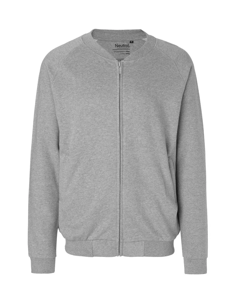Fairtrade Organic Bomber Jacket: Unisex