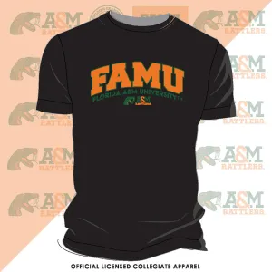 FAMU | Univ. ARCH Black Unisex Tees (**)