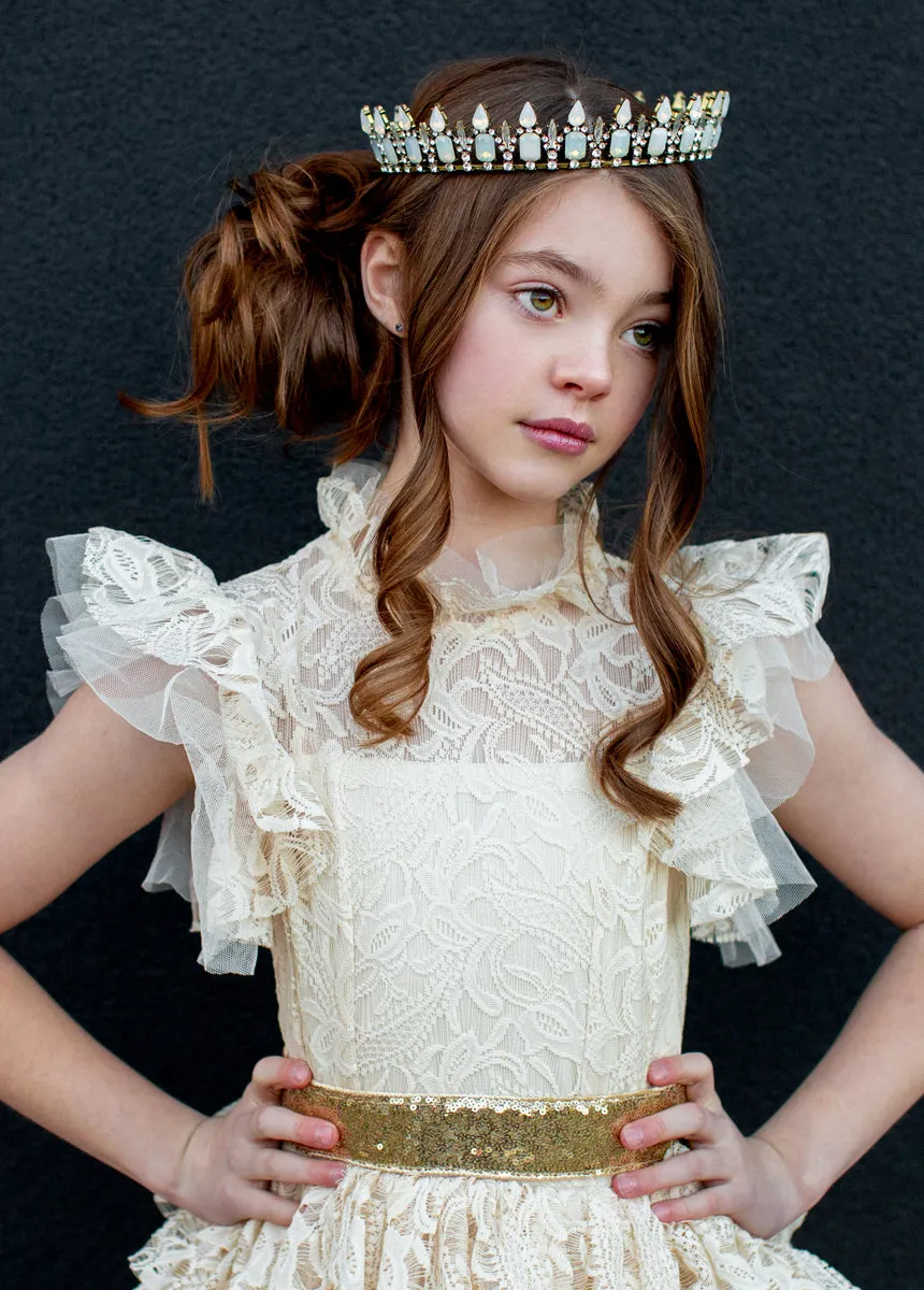 Fantasia Crown in Ivory