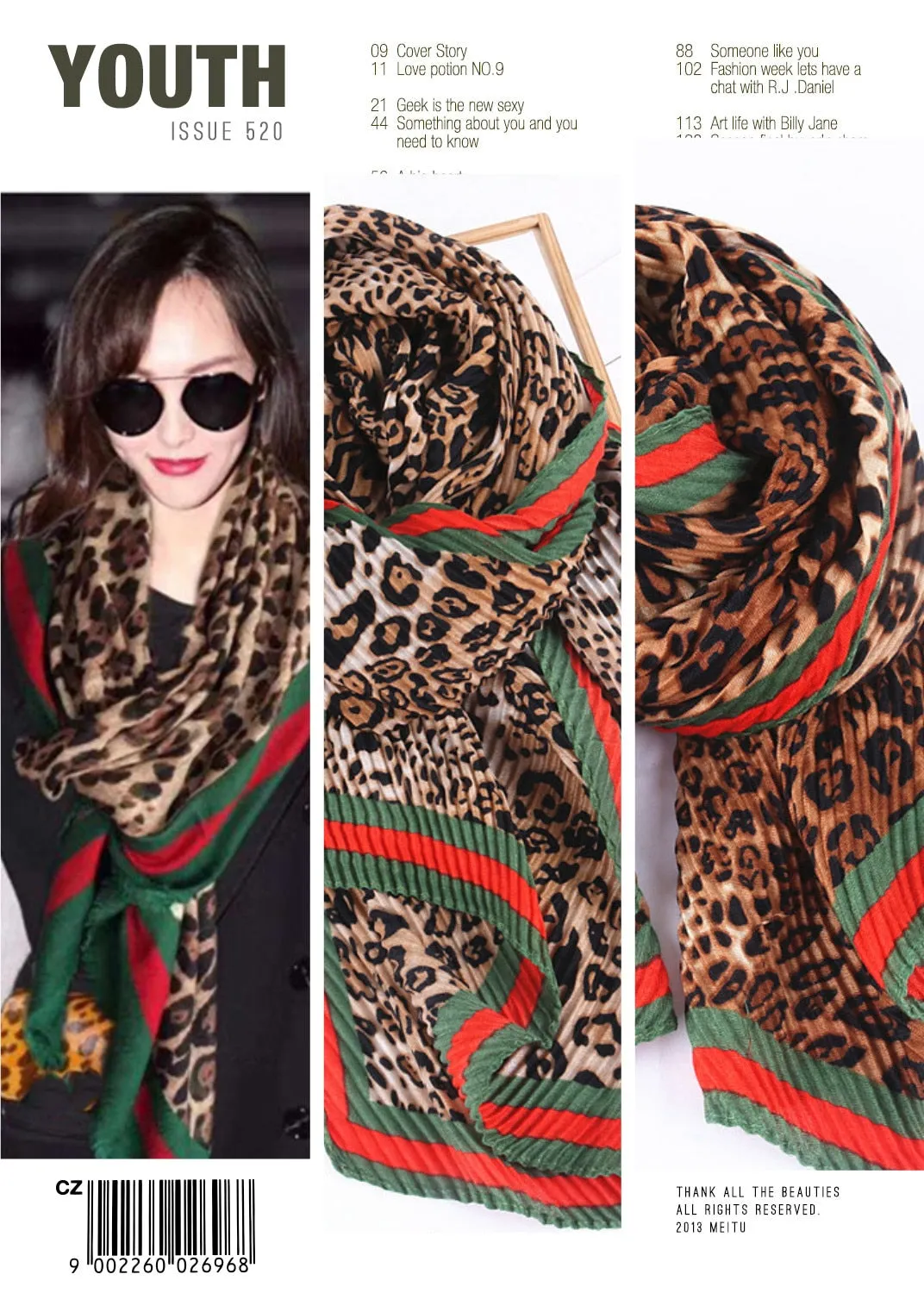 fashion Leopard Scarf women winter warm 2019 spring autumn Long warm Shawls and wraps foulard femme jijab luxury