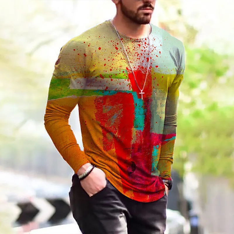 FASHION PRINTED LONG SLEEVED TEE