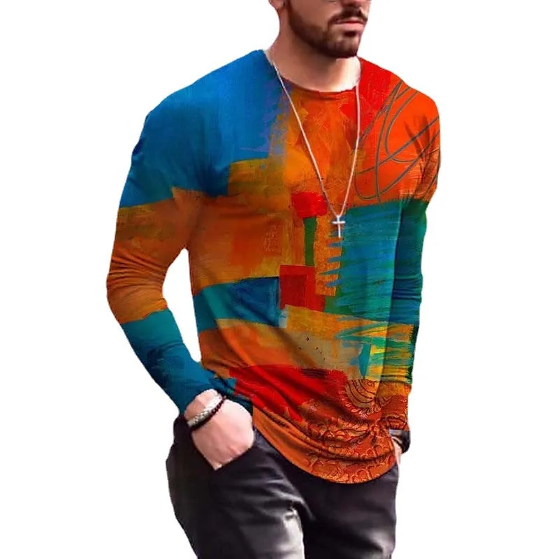 FASHION PRINTED LONG SLEEVED TEE