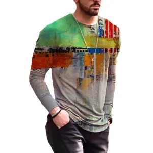 FASHION PRINTED LONG SLEEVED TEE