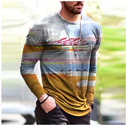 FASHION PRINTED LONG SLEEVED TEE