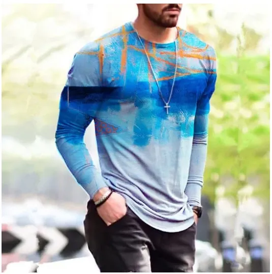 FASHION PRINTED LONG SLEEVED TEE